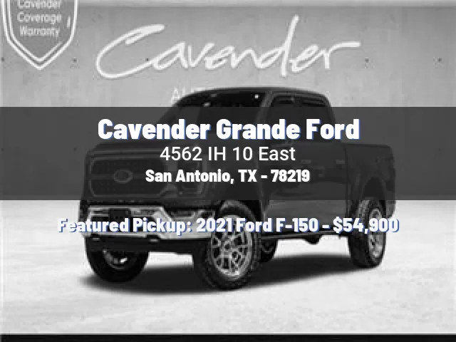 Cavender Grande Ford