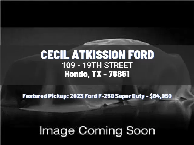 CECIL ATKISSION FORD