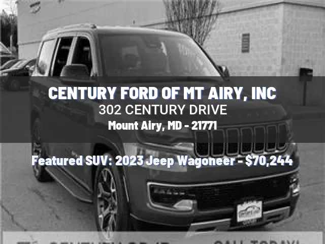 CENTURY FORD OF MT AIRY, INC