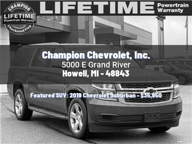 Champion Chevrolet, Inc.