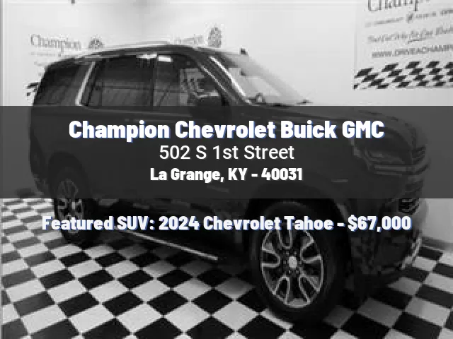 Champion Chevrolet Buick GMC