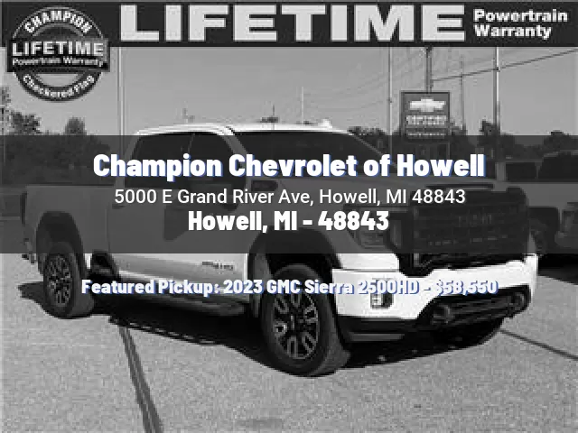 Champion Chevrolet of Howell