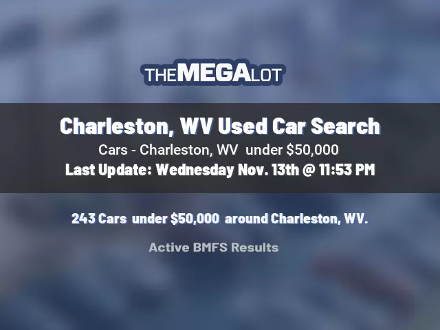 Charleston, WV Used Car Search