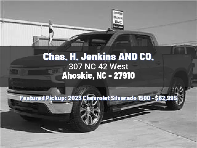 Chas. H. Jenkins AND CO.