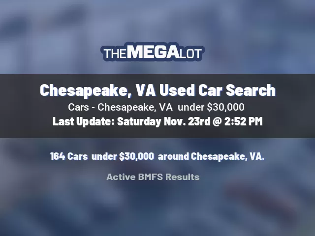 Chesapeake, VA Used Car Search