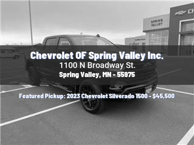 Chevrolet OF Spring Valley Inc.