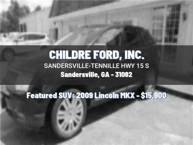 CHILDRE FORD, INC.