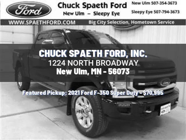 CHUCK SPAETH FORD, INC.