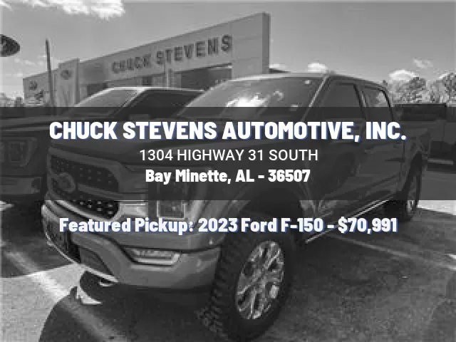 CHUCK STEVENS AUTOMOTIVE, INC.