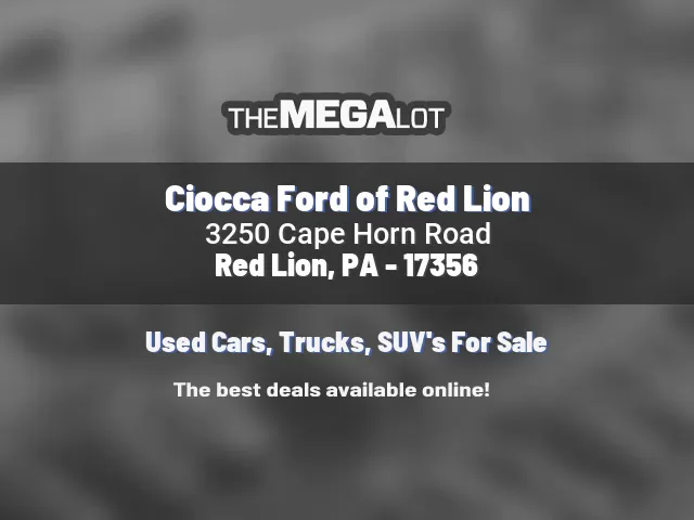 Ciocca Ford of Red Lion