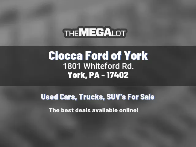 Ciocca Ford of York