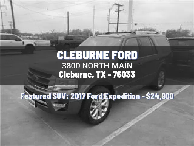 CLEBURNE FORD