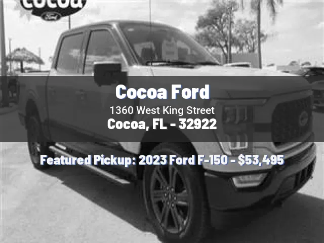 Cocoa Ford