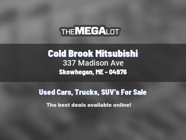 Cold Brook Mitsubishi