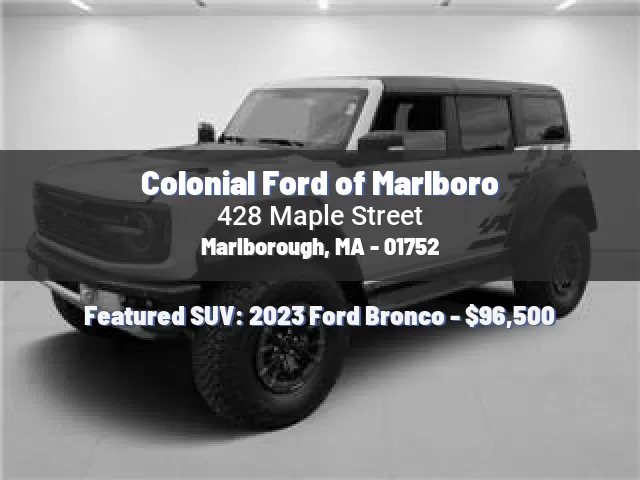 Colonial Ford of Marlboro