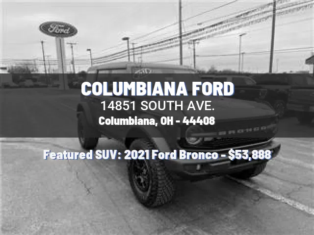 COLUMBIANA FORD