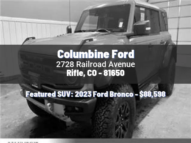 Columbine Ford