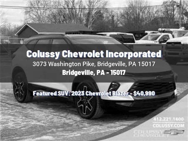 Colussy Chevrolet Incorporated