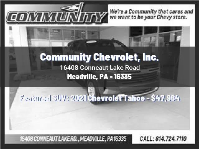 Community Chevrolet, Inc.