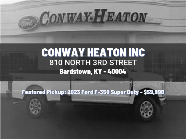 CONWAY HEATON INC