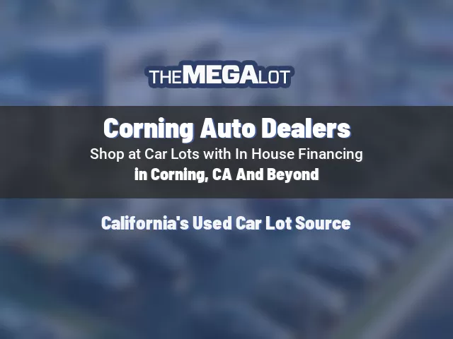 Corning Auto Dealers