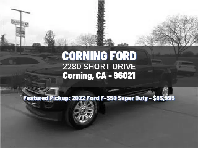 CORNING FORD