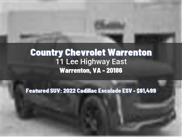 Country Chevrolet Warrenton