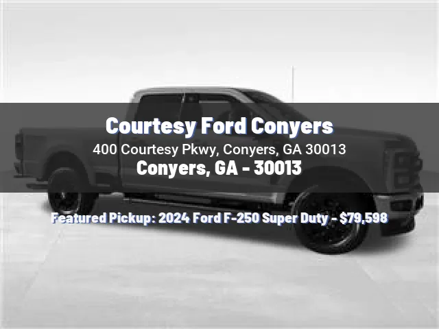 Courtesy Ford Conyers