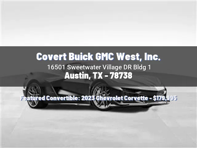 Covert Buick GMC West, Inc.