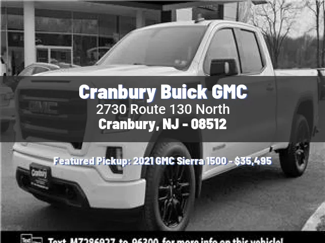 Cranbury Buick GMC