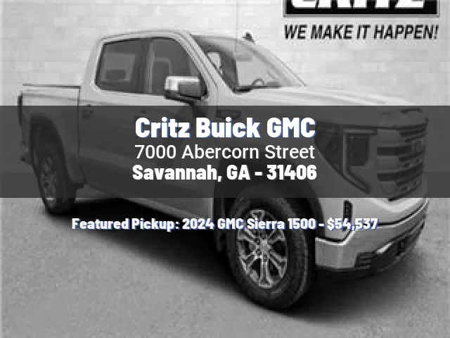 Critz Buick GMC