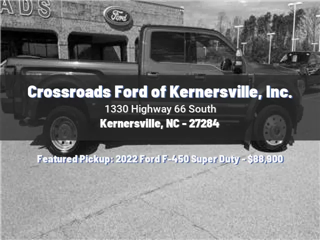 Crossroads Ford of Kernersville, Inc.