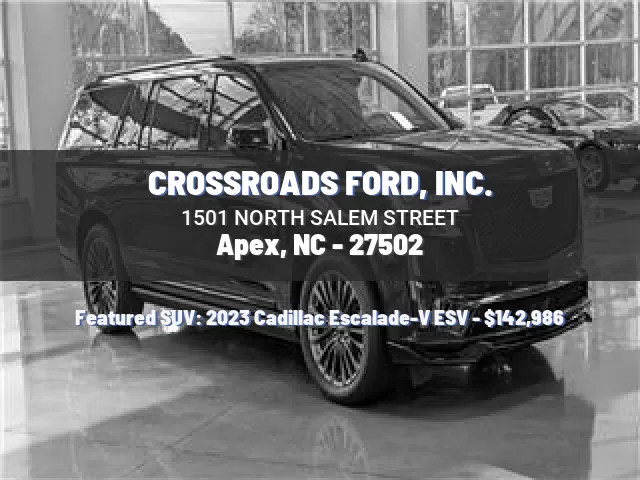 CROSSROADS FORD, INC.