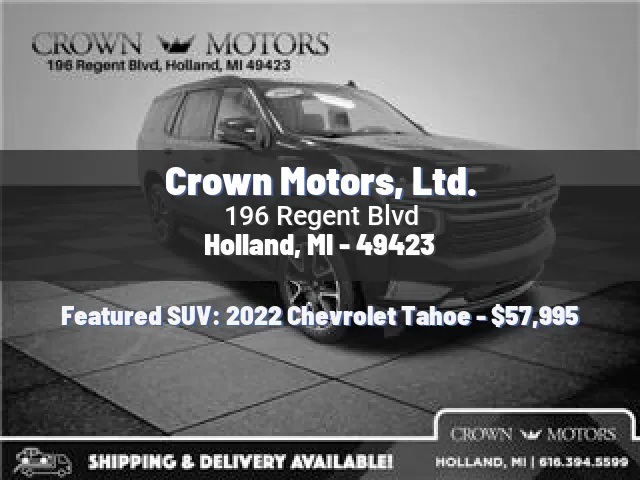 Crown Motors, Ltd.