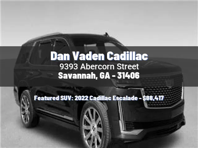 Dan Vaden Cadillac