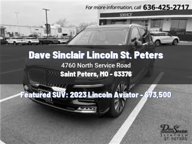 Dave Sinclair Lincoln St. Peters