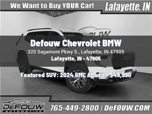 Defouw Chevrolet BMW