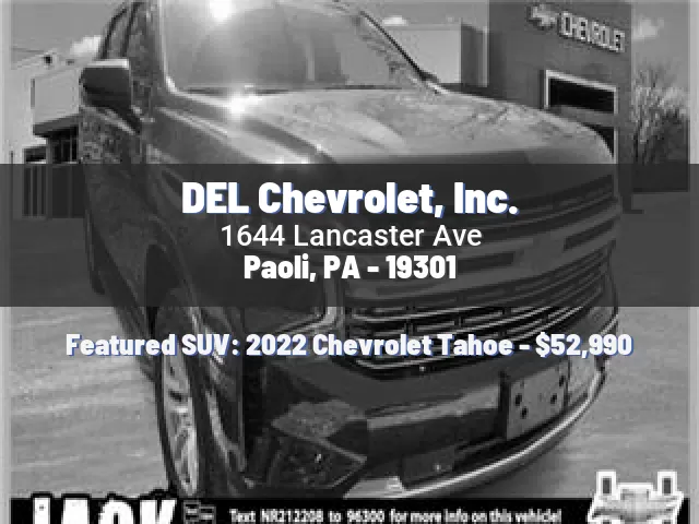 DEL Chevrolet, Inc.