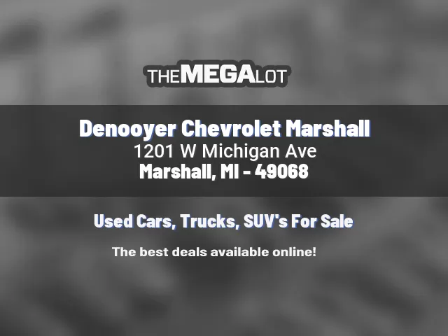 Denooyer Chevrolet Marshall