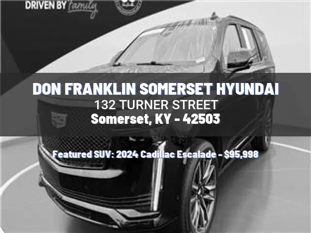 DON FRANKLIN SOMERSET HYUNDAI