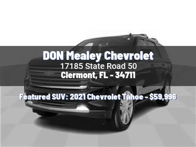 DON Mealey Chevrolet