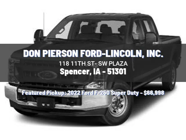 DON PIERSON FORD-LINCOLN, INC.