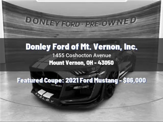 Donley Ford of Mt. Vernon, Inc.