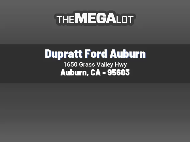 Dupratt Ford Auburn