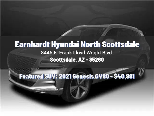 Earnhardt Hyundai North Scottsdale