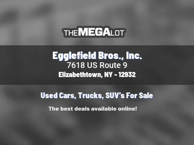 Egglefield Bros., Inc.