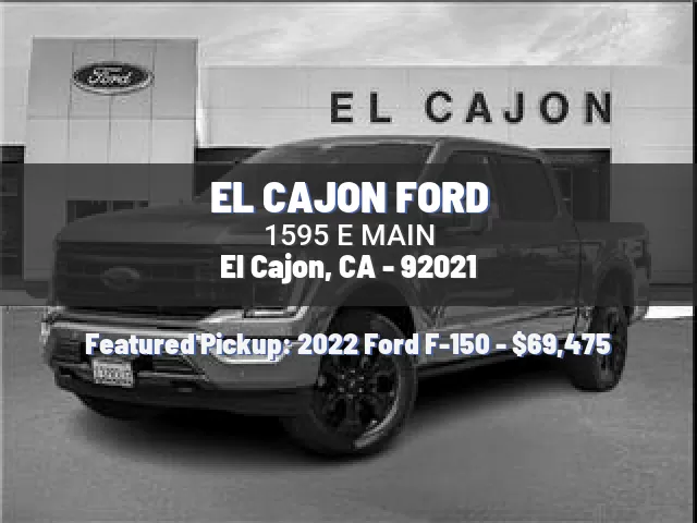 EL CAJON FORD