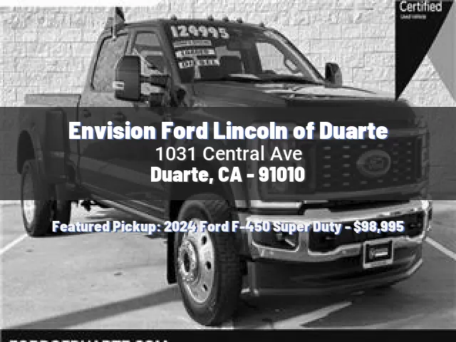 Envision Ford Lincoln of Duarte