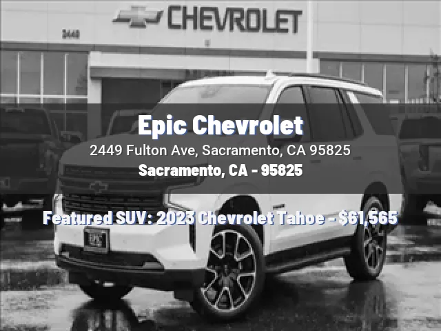 Epic Chevrolet