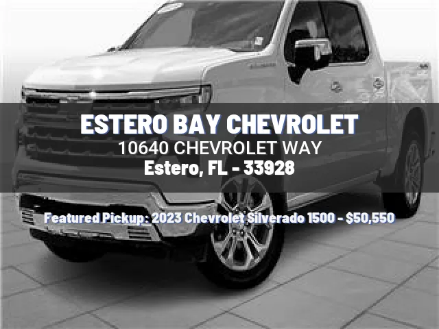 ESTERO BAY CHEVROLET